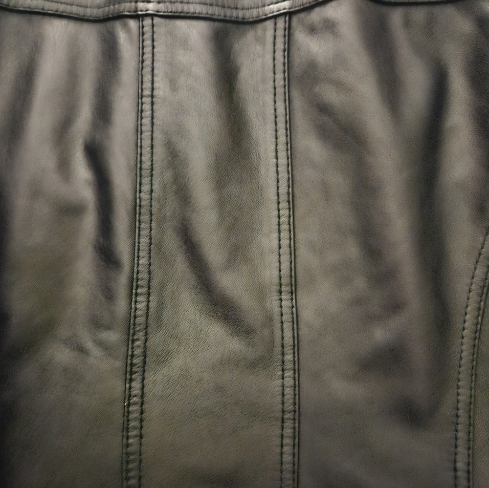 Marc New York - Rarely worn- leather-vintage Moto jacket - Picture 3 of 4